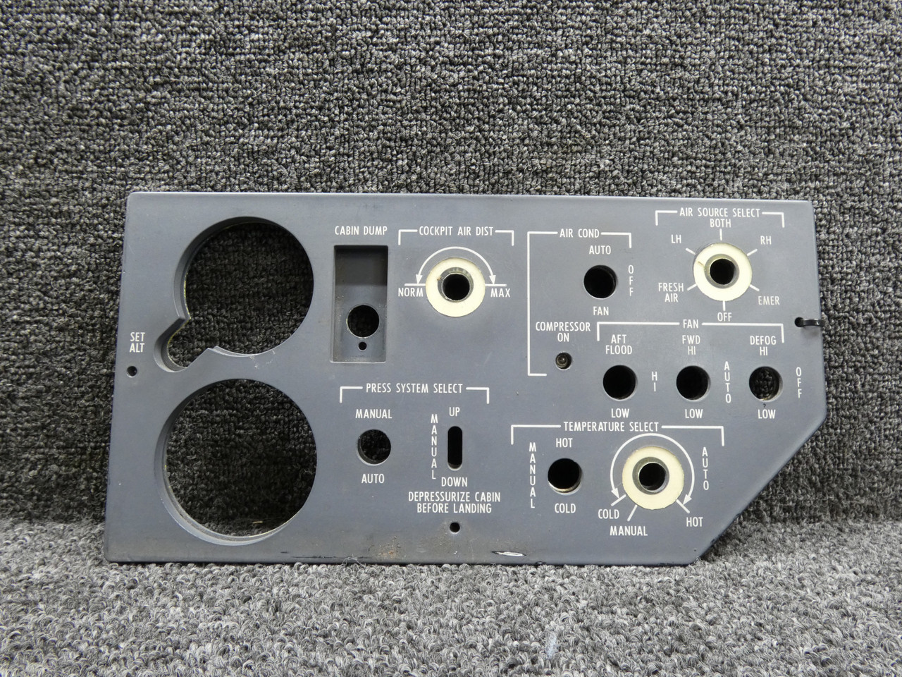 6318122-200 (Alt: 6318122-6) Cessna 525 CJ1 Tilt Panel Assembly