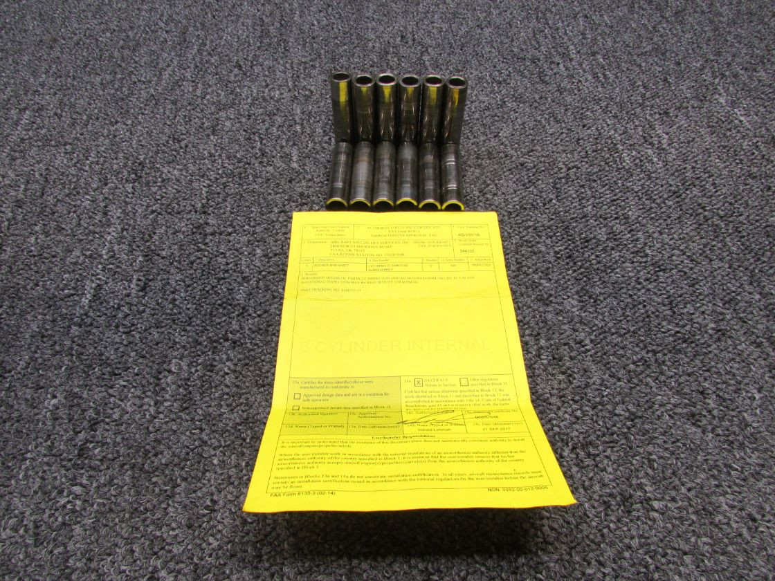 72626 Lycoming IO-540-K1G5D Shaft Rocker Arm Set of 12 with 8130-3