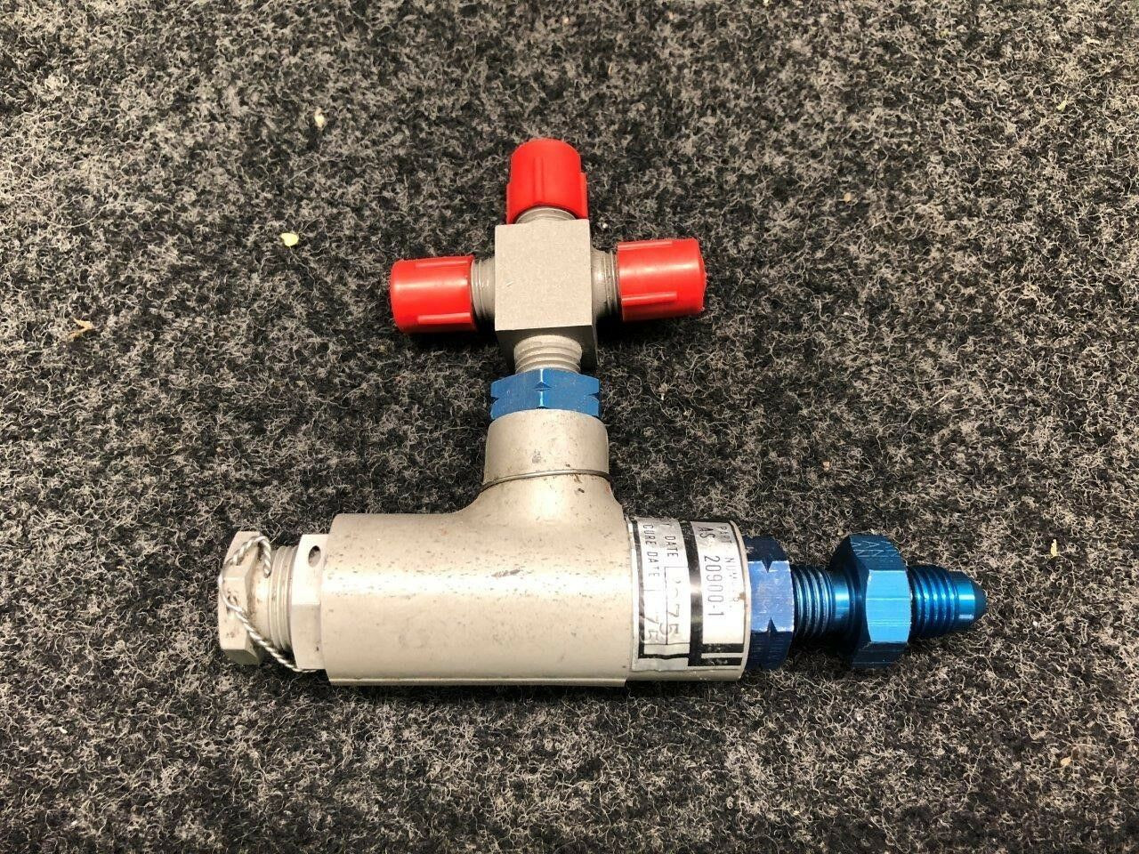 AS20900-1 Cessna Citation 500 Valve Thermal Relief Speed Brake
