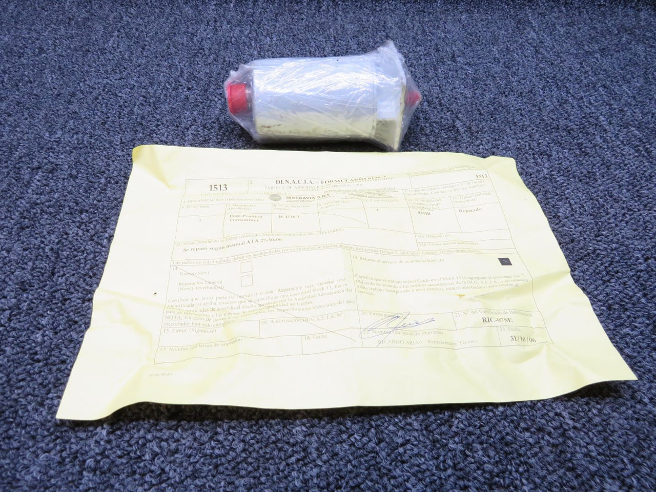 18-1738-1 Flap Position Transmitter W/ 8130-3 (Repaired)