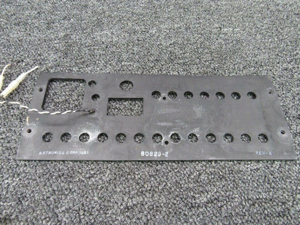 80829-002 Astronics Aft Electroluminescent Circuit Protector Panel LH