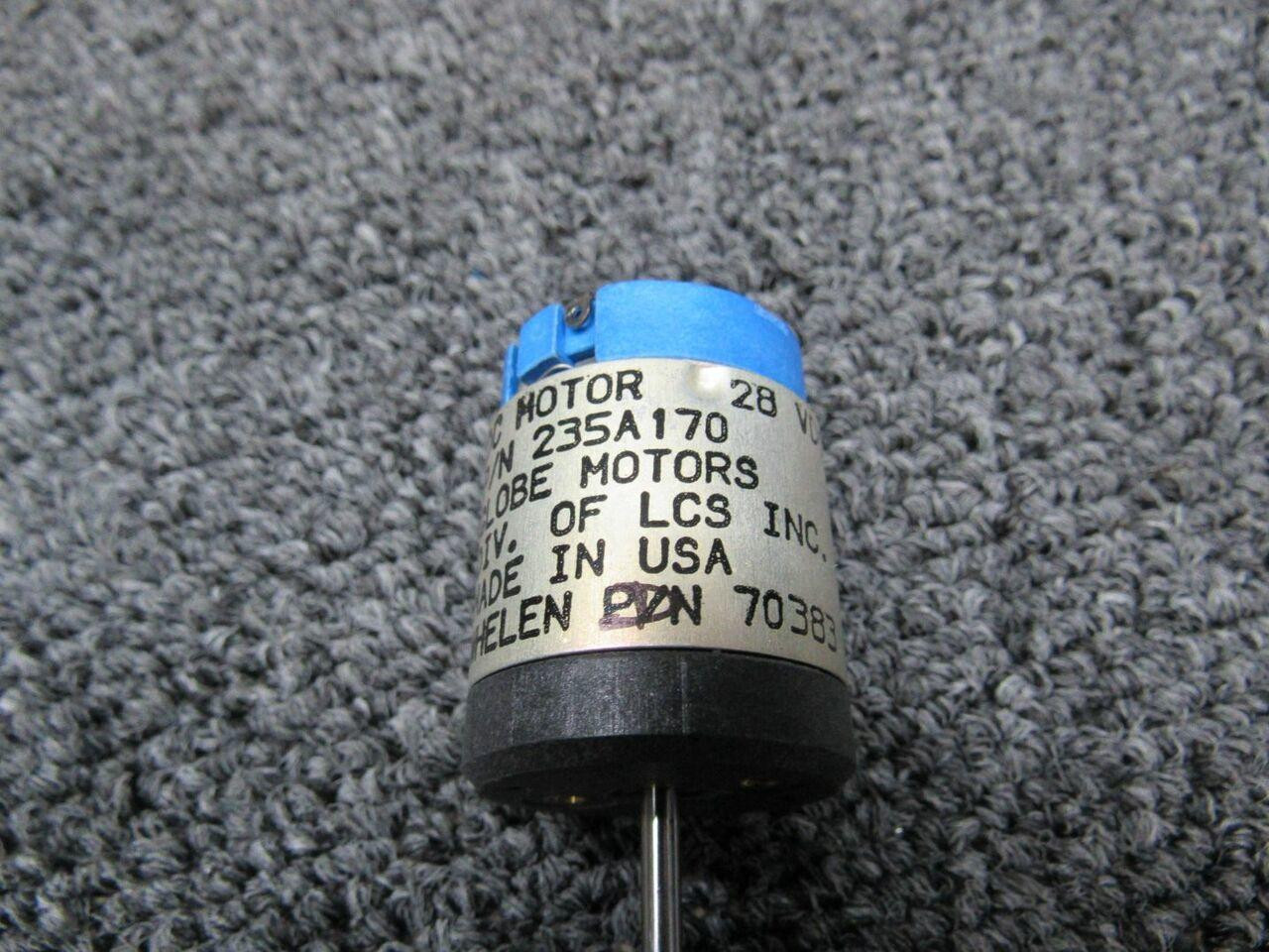 235A170 (USE: W55-0069-1) Globe DC Motor (28V) (NEW OLD