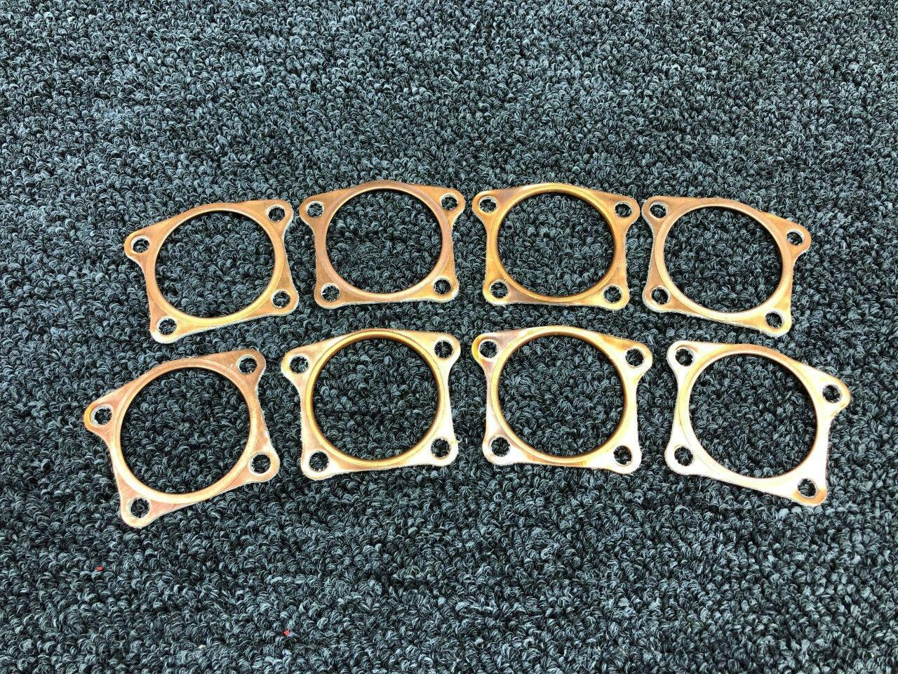 631544 (USE: 652458) Continental Exhaust Gasket Flange Set of 8 (NEW OLD  STOCK) (SA)