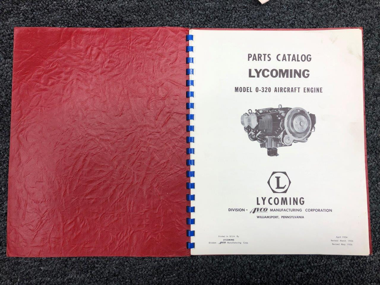 1956 O320 Parts Catalog