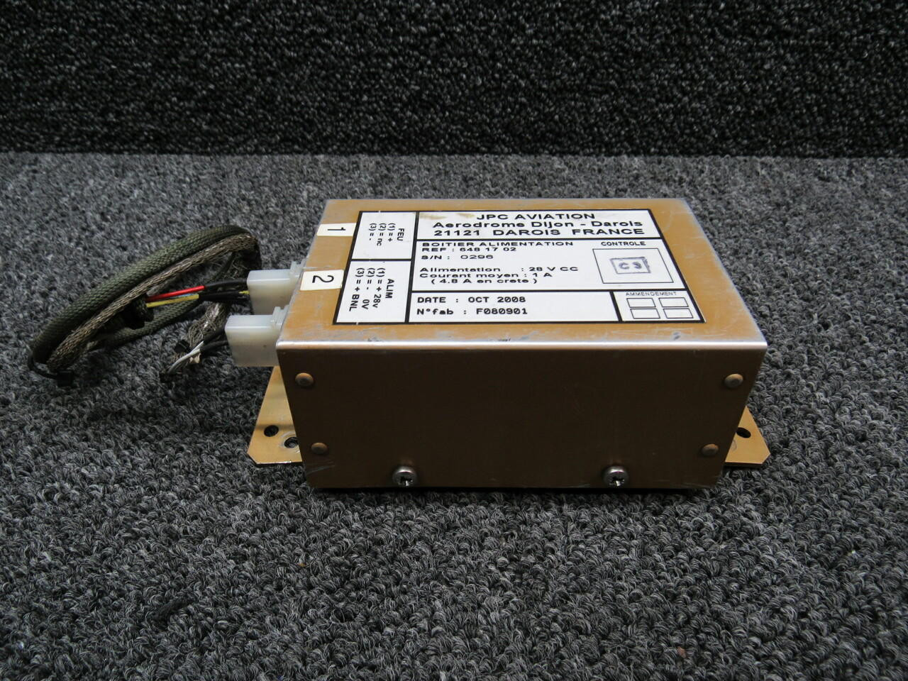 648-17-02 JPC Aviation LED Anti-Collision Light Power Supply