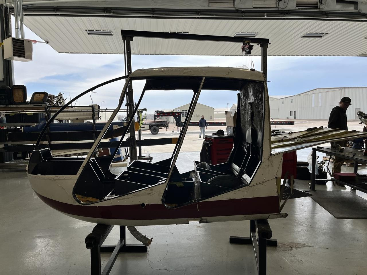 Robinson R44 Fuselage W/ Airworthiness, Bill of Sale, and