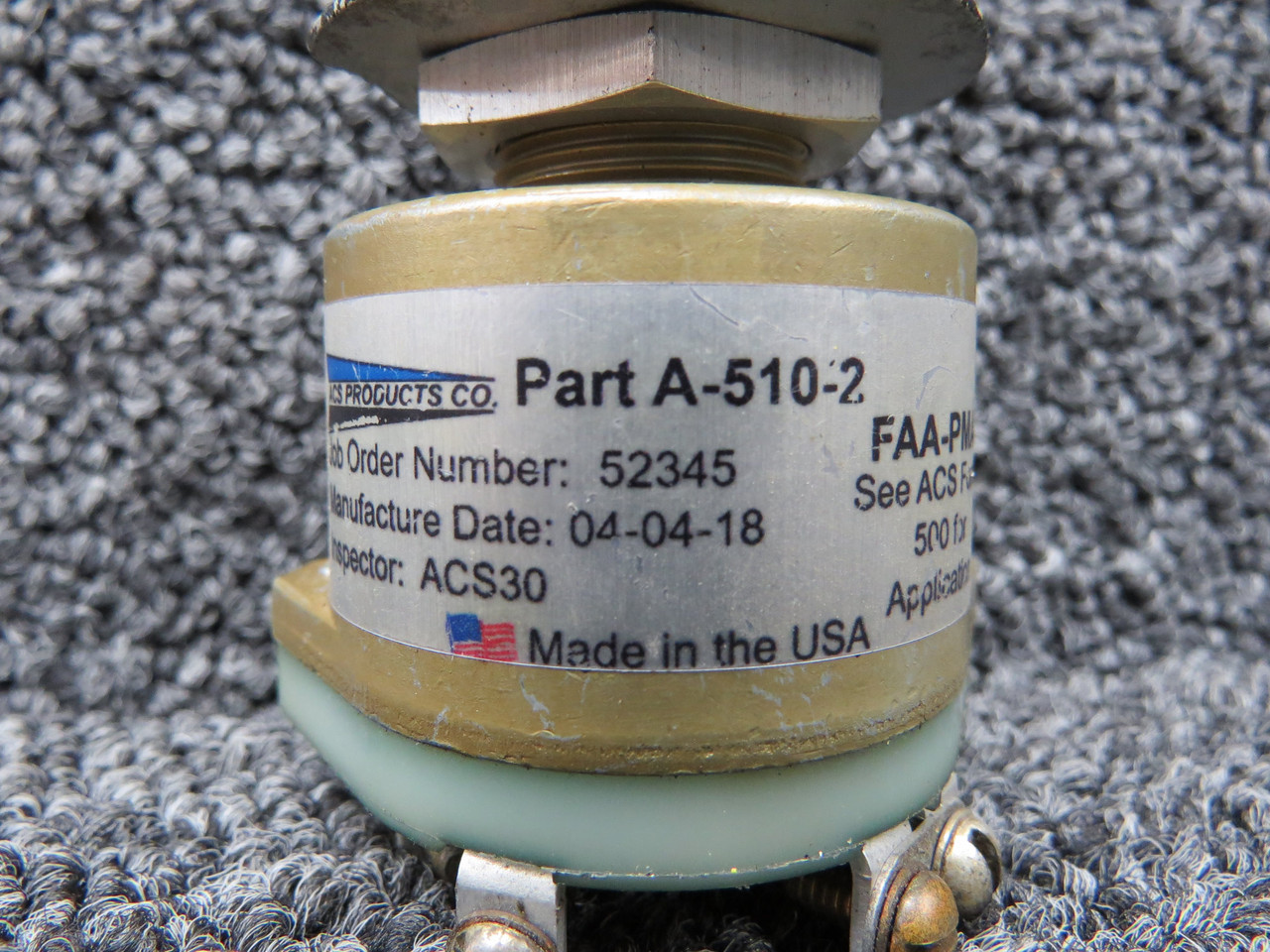A-510-2 (Use Part Number: C292501-0106) ACS Products