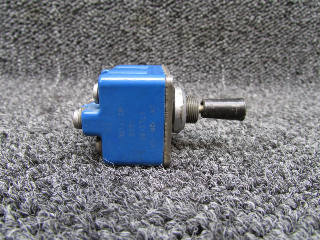 MS27406-2 (Alt: 4TL1- 50) Micro Black Toggle Switch Assembly For Sale