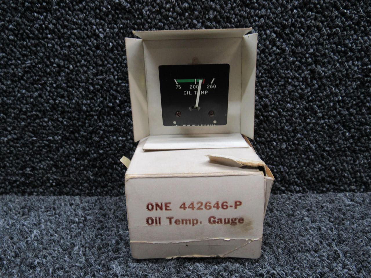 ＴＣページ 442646-P Stewart Warner Oil Temperature Indicator (NEW OLD STOCK) (SA)