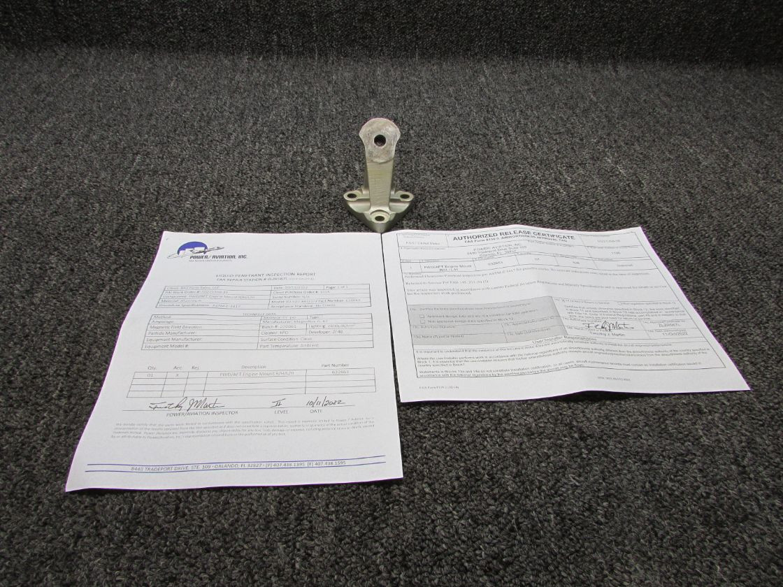 632663 Continental IO-520-BB(21) Engine Mount Forward or AFT LH or RH with 8130