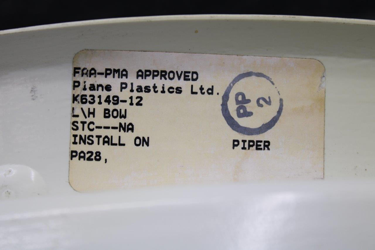 K6314912 Plane Plastics Window Bow LH (SA)