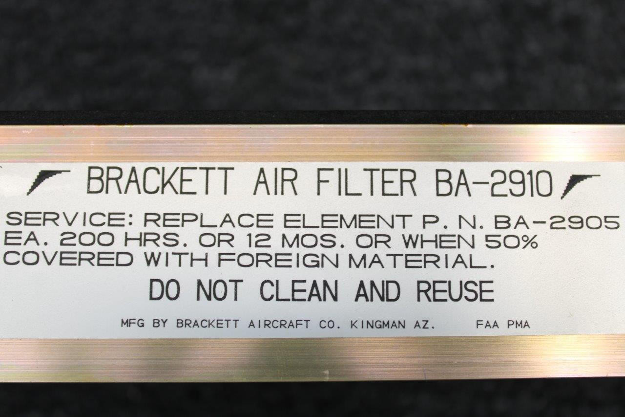 BA2910 Brackett Air Filter Assembly (NEW OLD STOCK) (SA)