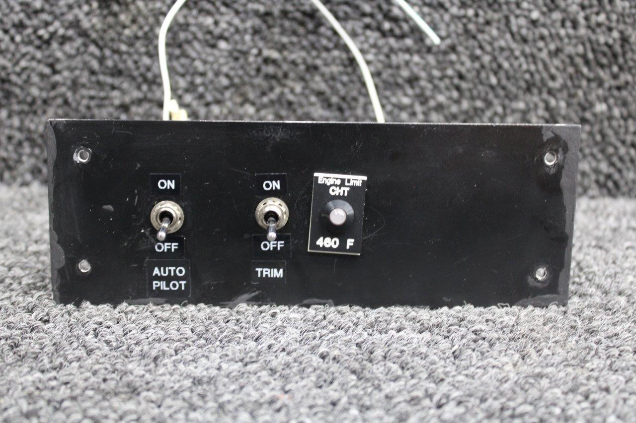 7101 Cessna 210N C K Toggle Switch Panel Assembly with CHT Limit Light