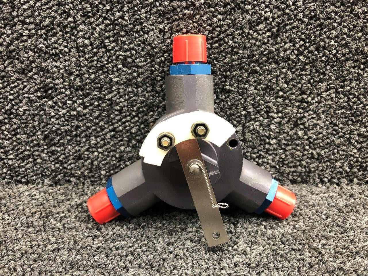 1790-00-1 (Alt: 592-628) Dukes 3 Way Fuel Selector Valve Assembly