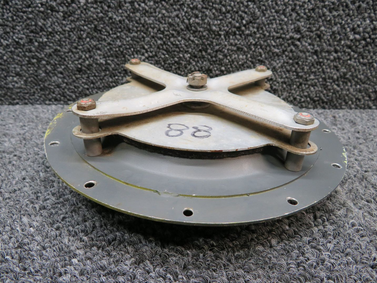 35-550054 Beechcraft J35 Pilot Side Cabin Cold Air Valve Assembly Unit