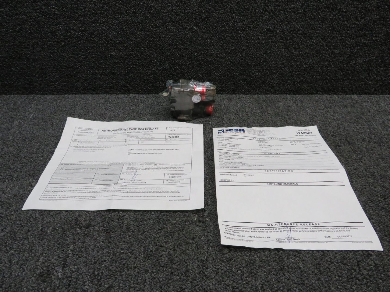 AV-31-1 Boeing Mitsubishi Electric Fuel Valve Actuator w 8130-3 (Tested)