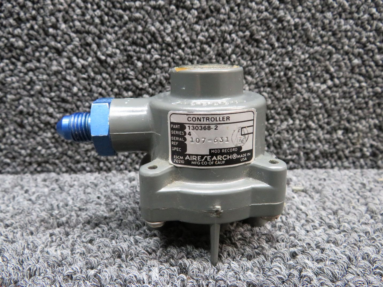 130368-2 Airesearch Series 4 Pressure Relief Valve Assembly Unit