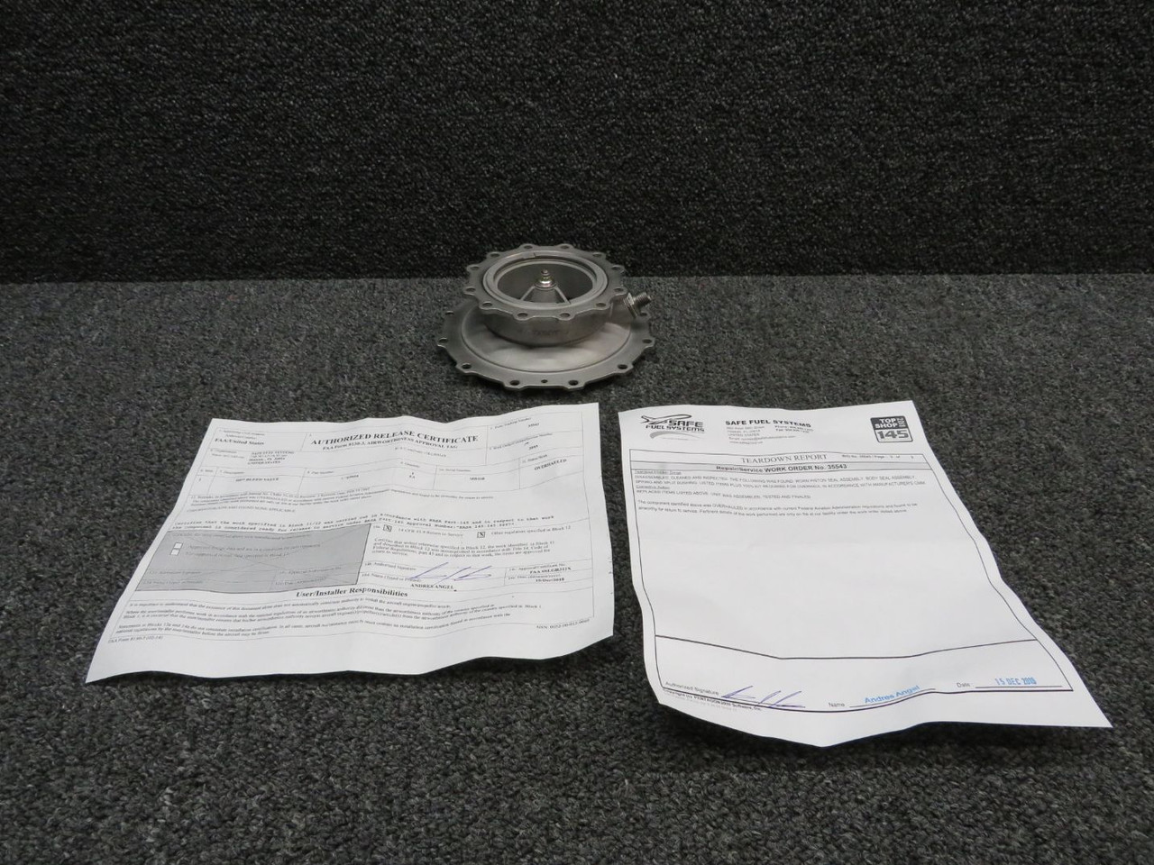 AC69924 Dunlop HP7 Bleed Valve Assembly with 8130-3 (Overhauled)