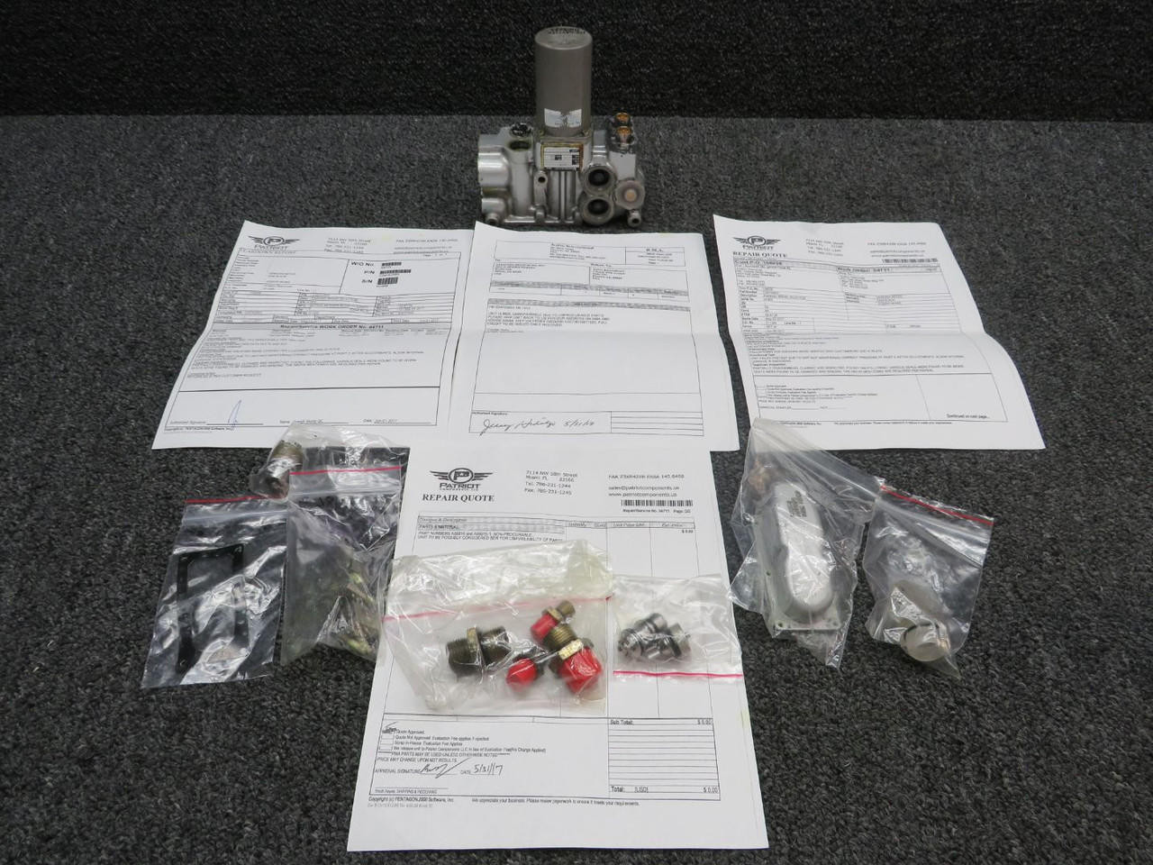 C24703003 Messier Bugatti Parking Brake Selector Unit Core Item