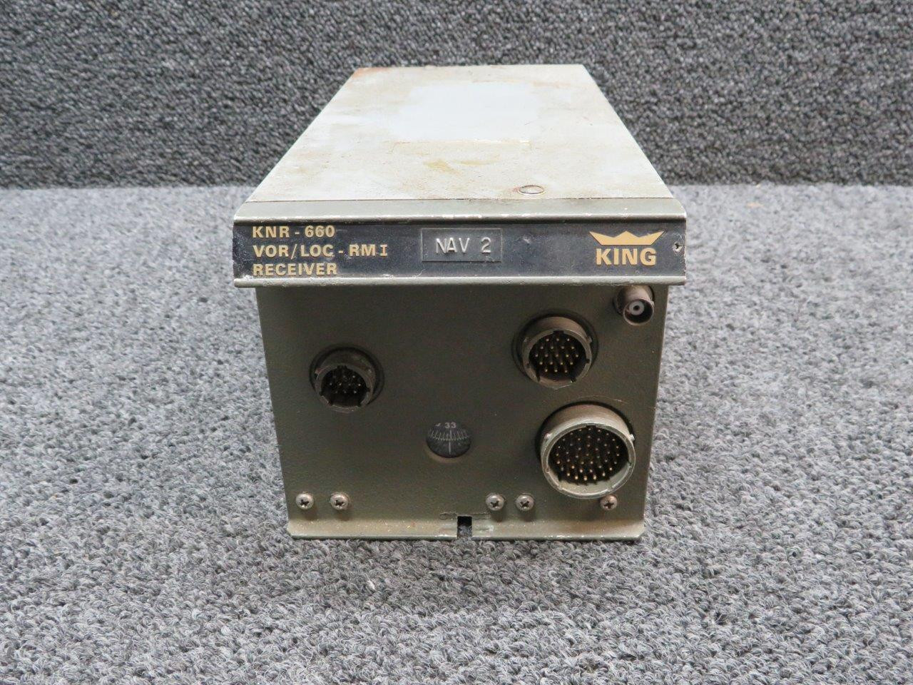 066-1008-00 King Radio KNR-660 VOR-LOC-RMI Navigation Receiver