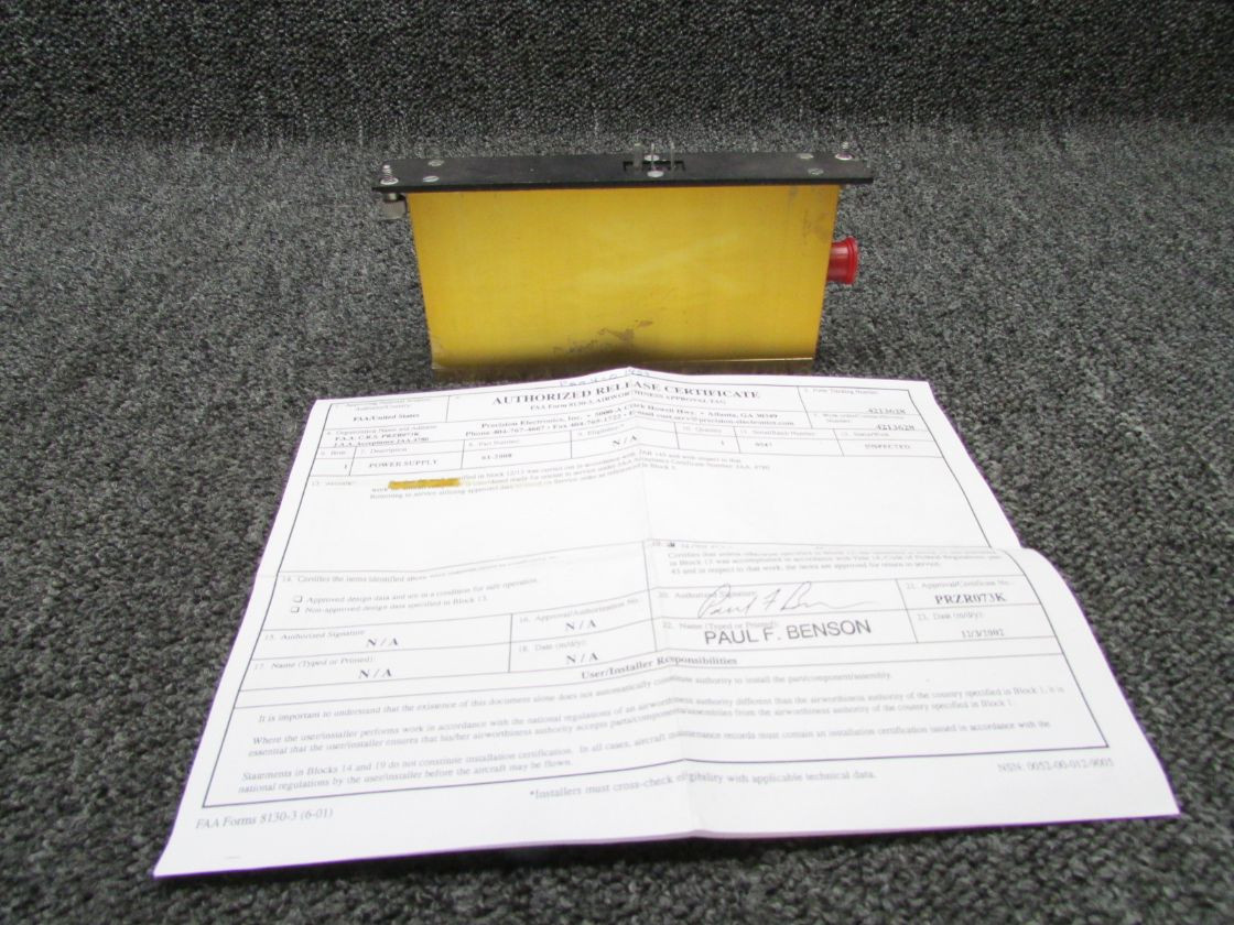 61-2008 Hoskin Power Supply Unit with 8130-3 (Volts: 28) (Inspected)