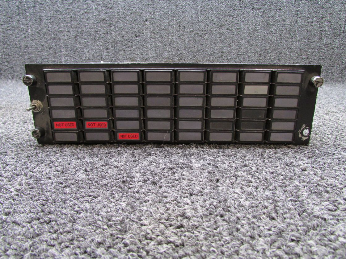 80-0324-9 (Alt: 27-82174-103) Grimes Annunciator Panel Assembly