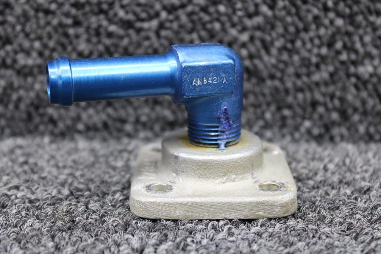 620046-501, AN842 Aerostar 601P Fuel Shutoff Gate Valve Fitting Assembly (Elbow)