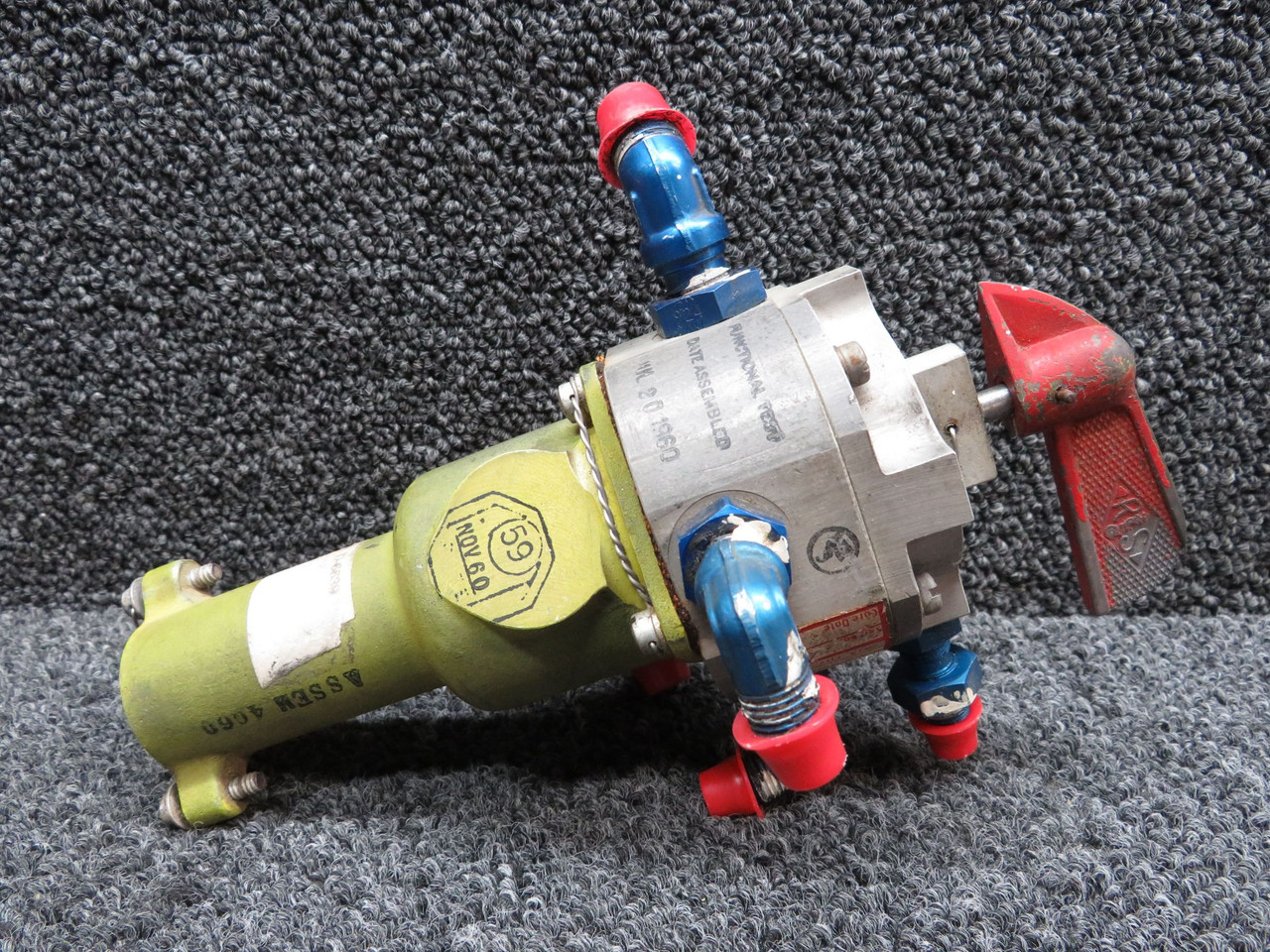 HE733 Beechcraft N35 H and E Aircrafts Fuel Selector Valve Without