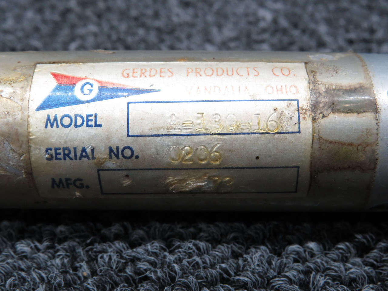 Gerdes A13016 Master Brake Cylinder Assembly For Sale