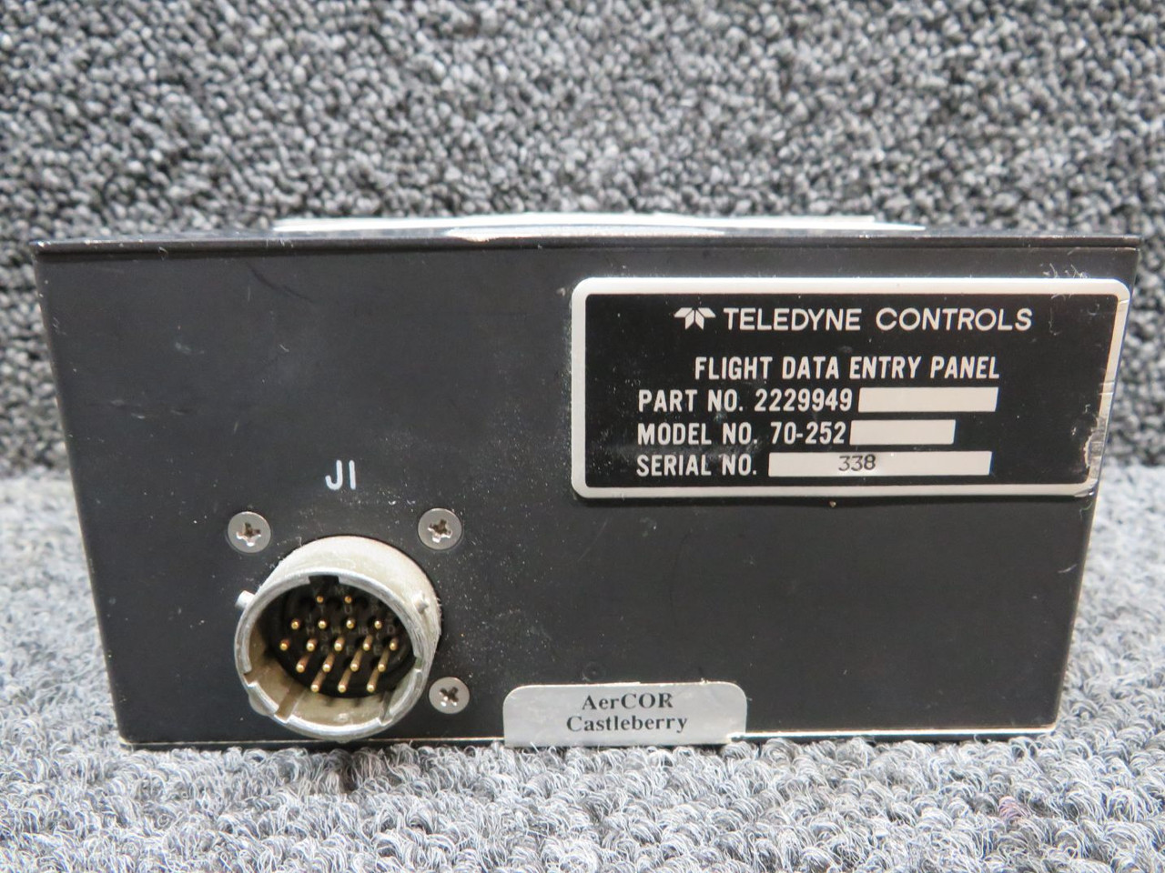 2229949 Teledyne Controls 70-252 Flight Data Entry Panel For Sale