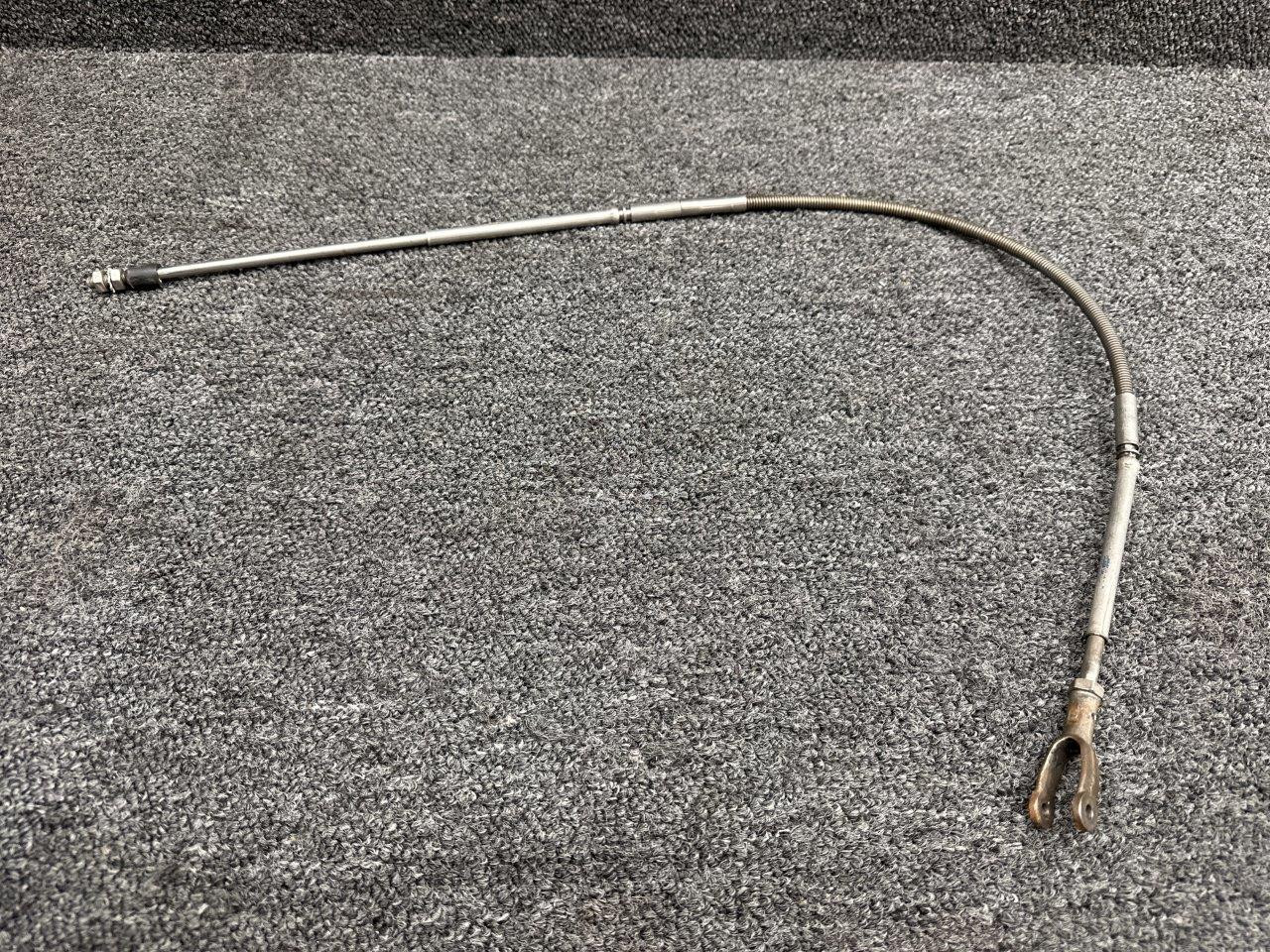 9860075-4 Cessna R182 Right Hand Cowl Flap Control Cable (Length: 33-1/2”)