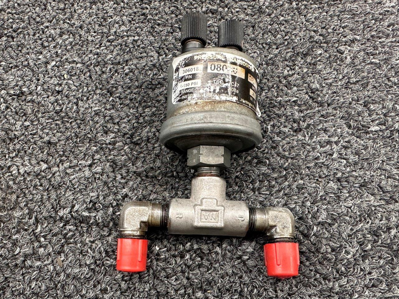 ⭐︎K⭐︎ 306018 JP Instruments Oil Pressure Transducer | BAS Airplane