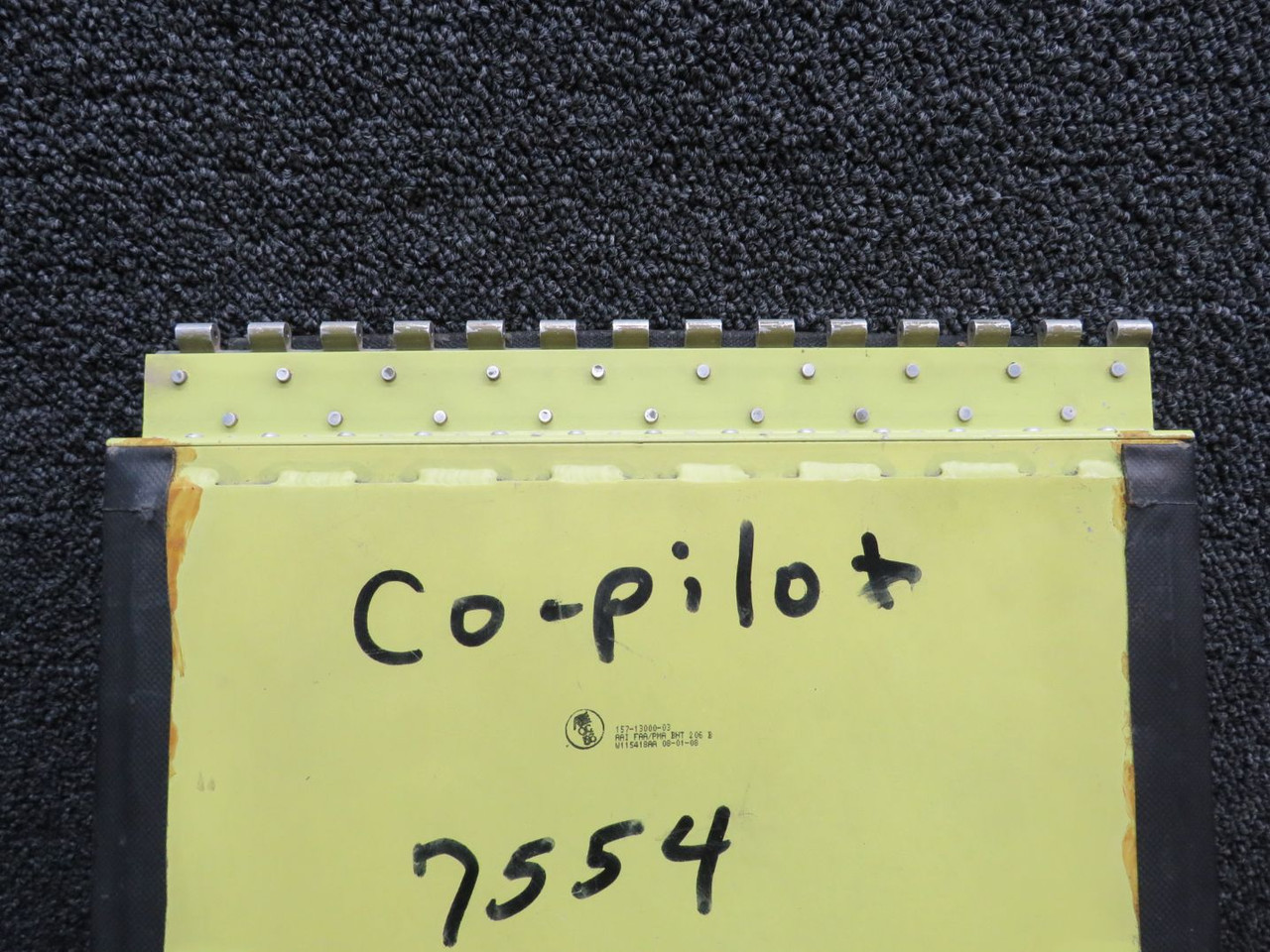 157-13000-03 Bell 206B Co-Pilot Seat Base Assembly For Sale