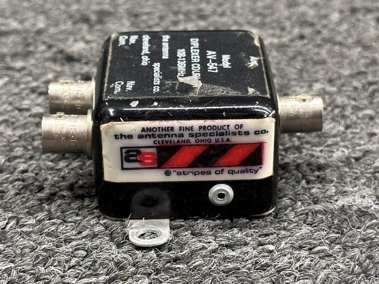AV-547 The Antenna Specialists Co Diplexer Coupler Antenna