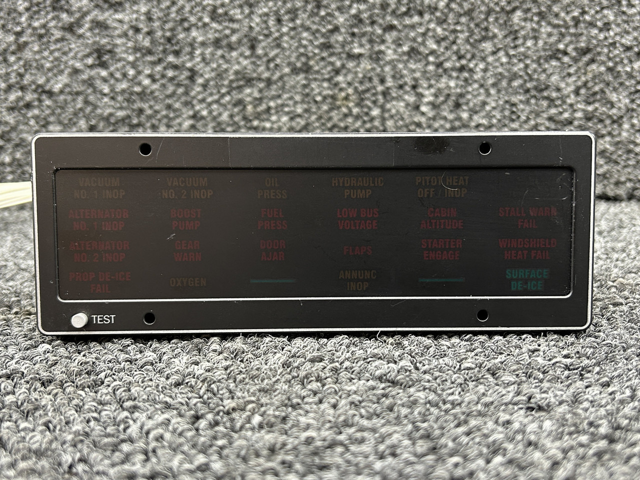 A0145-1 (Alternate PN: 680-838) Moritz Annunciator Panel