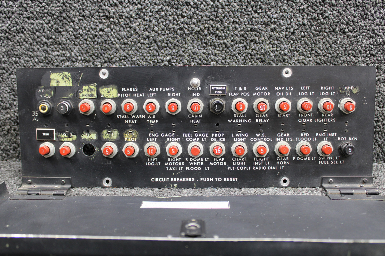 0812405-41 and 0812506-201 Cessna 310K Circuit Breaker Panel