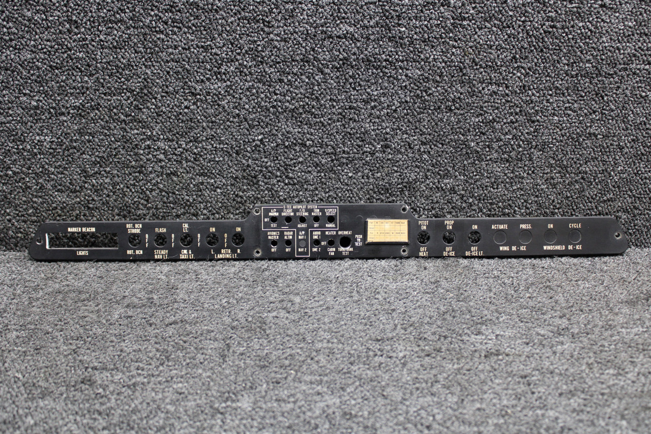 0813444-2, 0813444-3 Cessna 310K Switch Panel Assembly (Lighted)