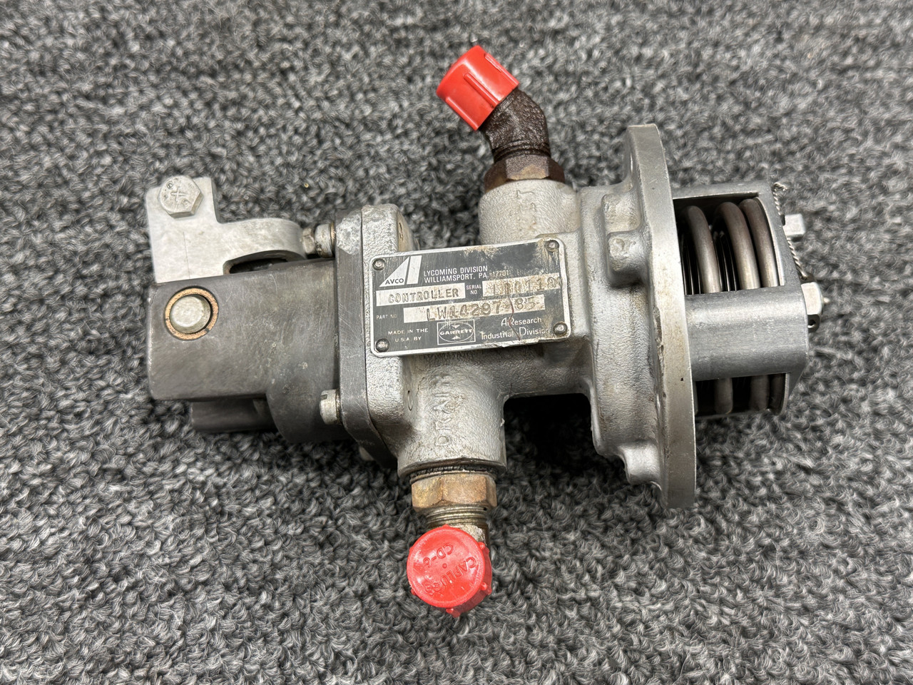 LW-14297-85 Lycoming TIO-541-E1C4 Garrett Turbo Controller Valve