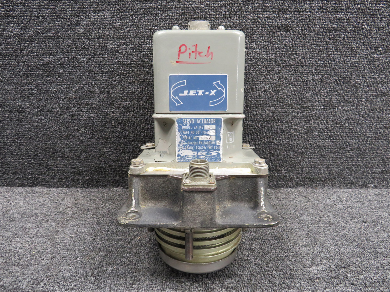 501-1067-02 (Alt: 6600163-2) JET SA-142B Servo Actuator with Mods