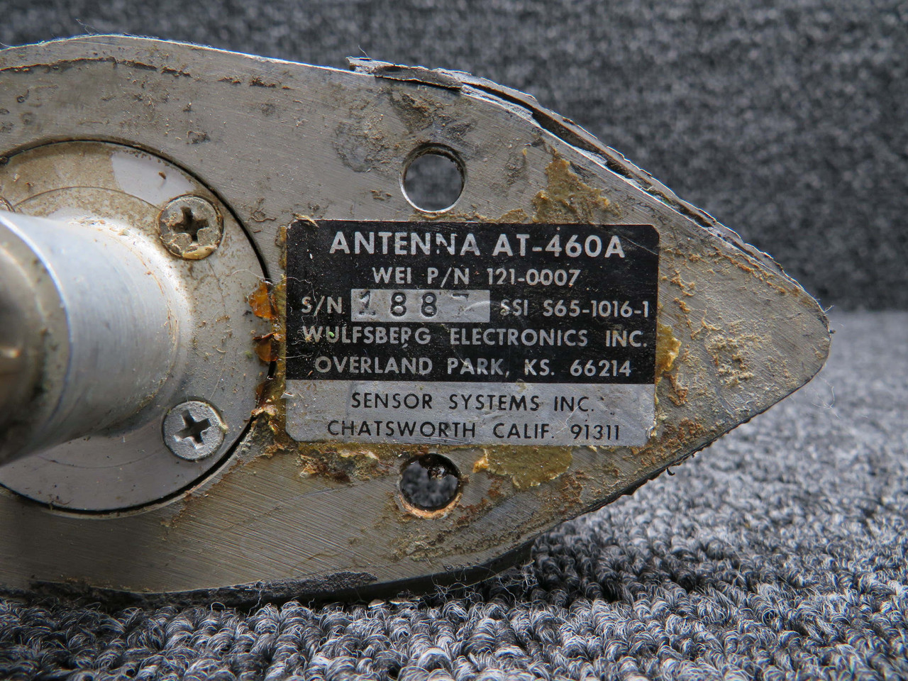 米軍　実物　車両系　ANTENNA ELEMENT 送料無料 Metra® 44-US13 - Antenna with 3-Section Mast