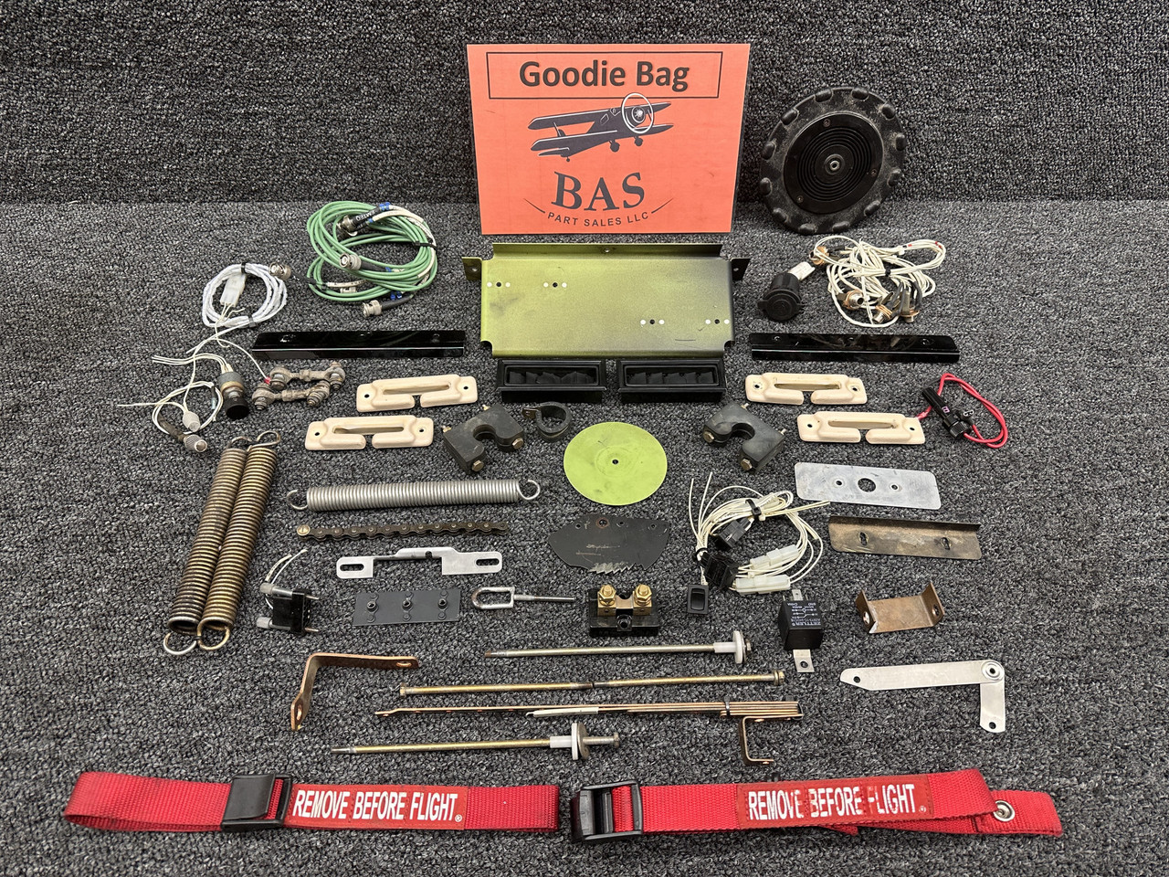 2013 Piper PA28-181 Goodie Bag (Switches, Springs, Vents, etc)
