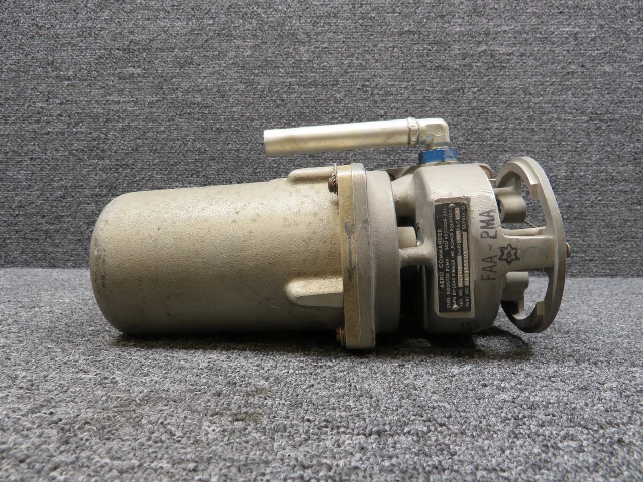 RR12510-A Lear Siegler Fuel Booster Pump (Extra Mount Holes) (VAC: 200)
