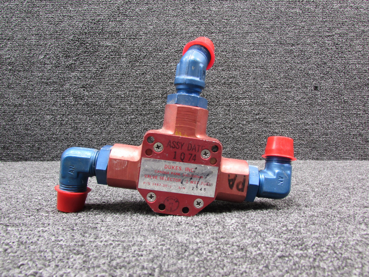 3487-00-1 Dukes Fuel Selector Valve