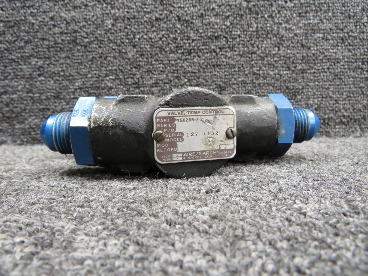 156265-7-2 Airesearch Temperature Control Valve For Sale