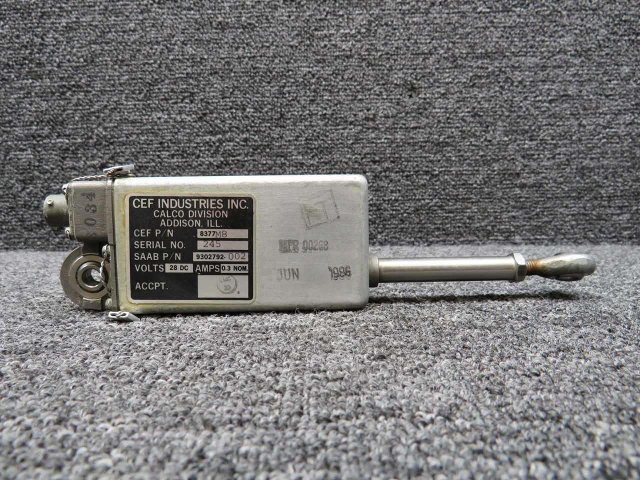 88377-M8 Alternative Part Number 9302792-002 CEF Industries SAAB