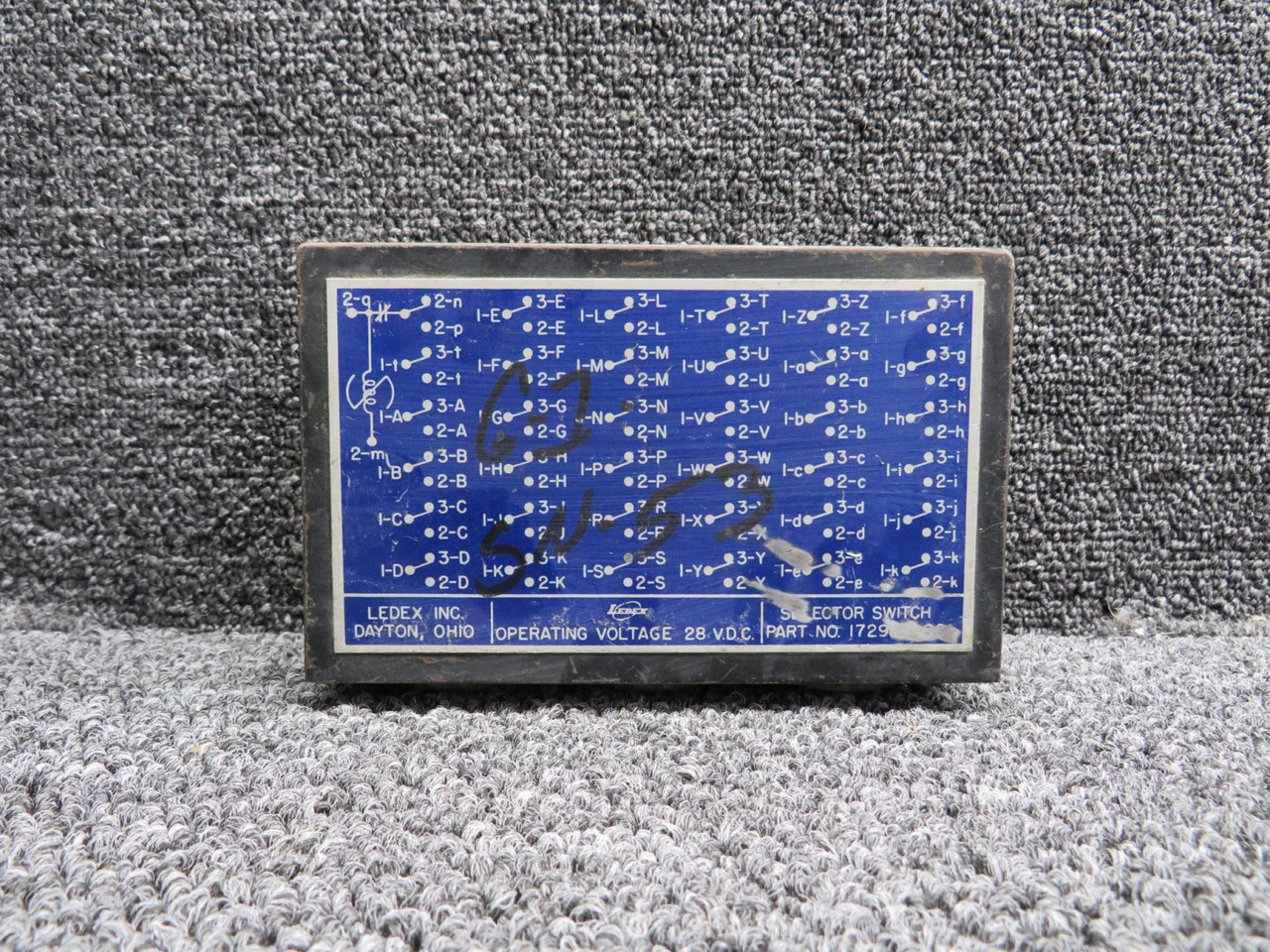 172934-001 Ledex Selector Switch Unit (28 Volts)