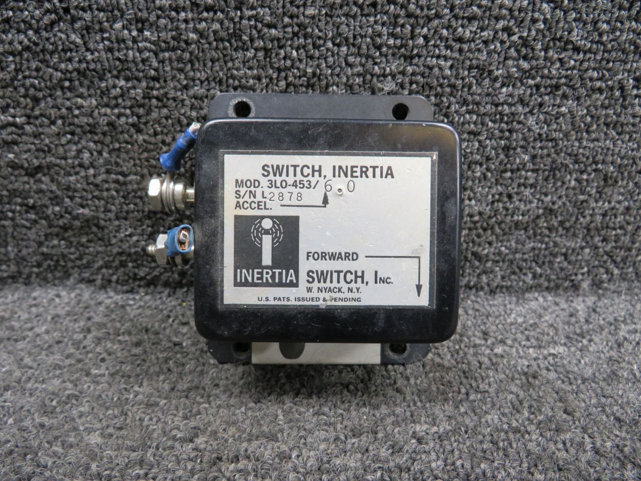 3LO-453-6.0 Inertia Switch Inc. Inertia Switch Assembly For Sale