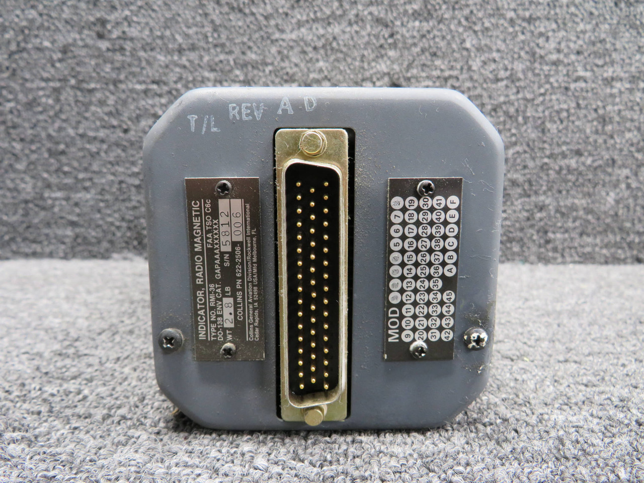 622-2506-006 Collins RMI-36 Aircraft Magnetic Radio Indicator