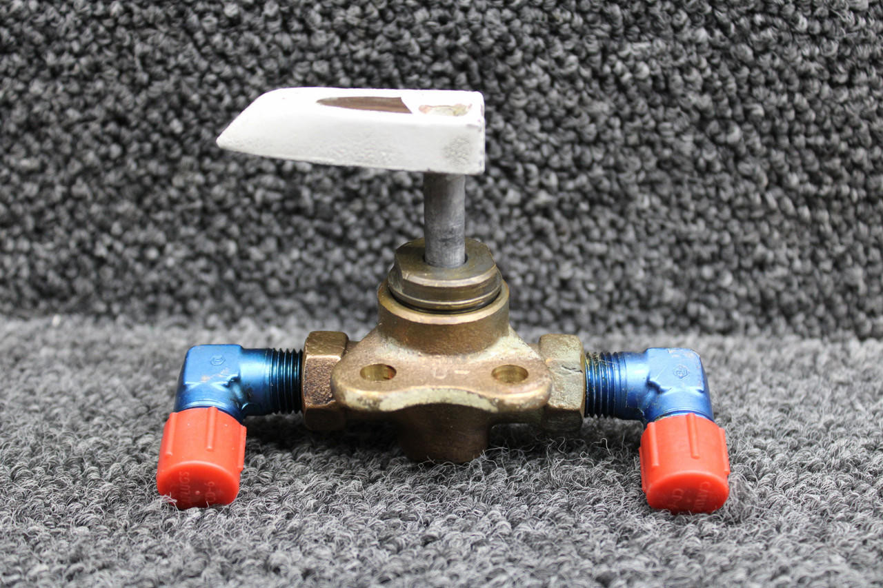 X670401, 401114-1 Grumman AA1B Anderson Fuel Selector Valve-Has Handle