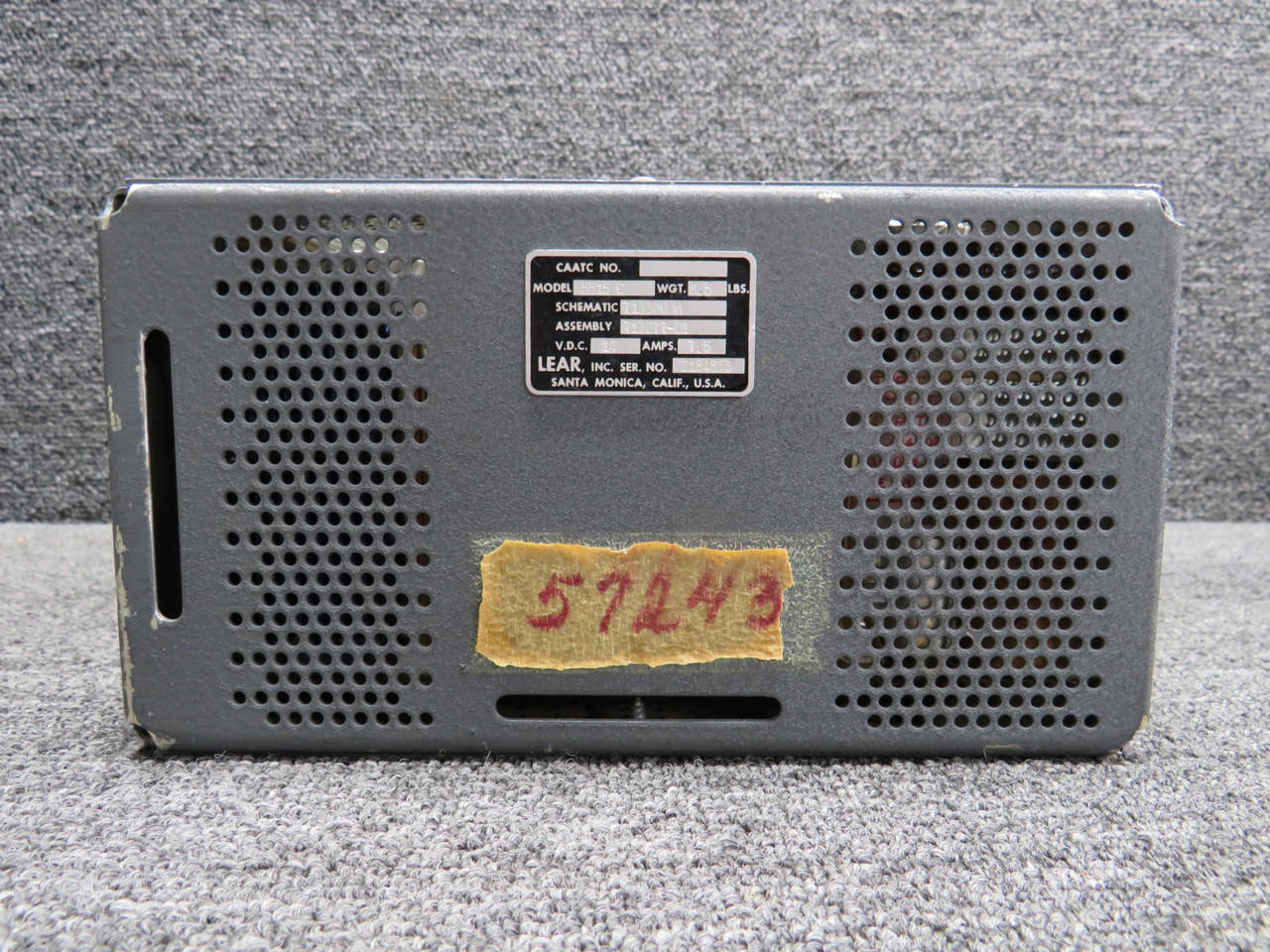 713277-01 (Alternate PN: 713300 H) Lear 5515 C Amplifier (Volts: 14)